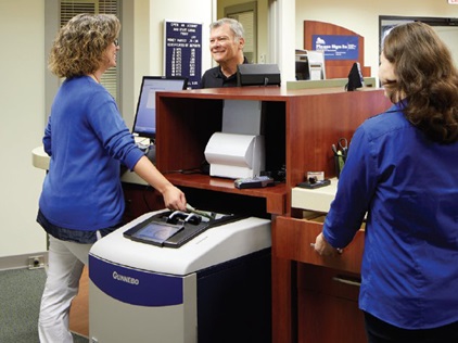 Credit union bank cash handling